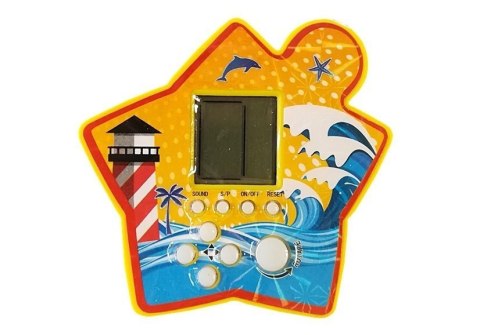 GRA ELEKTRONICZNA KIESZONKOWA BRICK TETRIS ŻÓŁTY