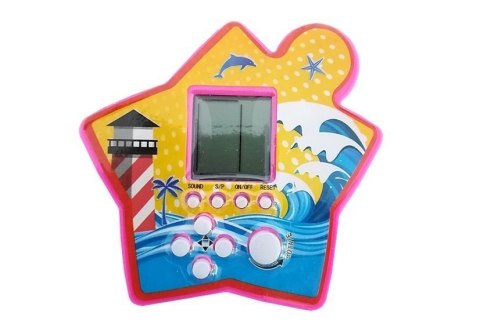 GRA ELEKTRONICZNA KIESZONKOWA TETRIS GWIAZDKA FIOLETOWY