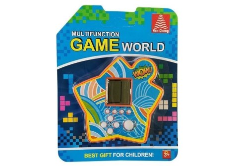 GRA ELEKTRONICZNA KIESZONKOWA TETRIS GWIAZDKA POMARAŃCZOWY