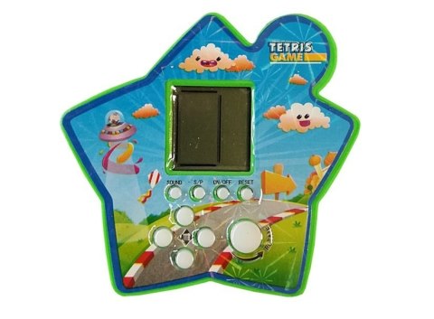 GRA ELEKTRONICZNA KIESZONKOWA TETRIS GWIAZDKA ZIELONY