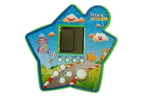 GRA ELEKTRONICZNA KIESZONKOWA TETRIS GWIAZDKA ZIELONY