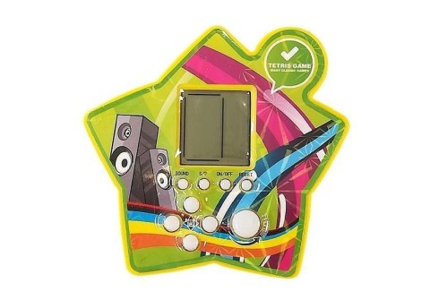 GRA ELEKTRONICZNA KIESZONKOWA TETRIS GWIAZDKA ŻÓŁTY