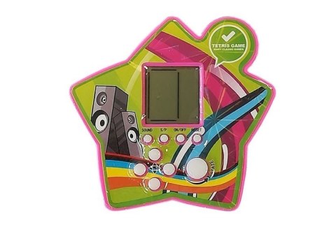 GRA ELEKTRONICZNA KIESZONKOWA TETRIS RÓŻOWY