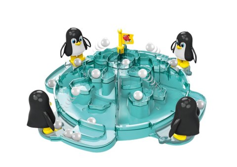 GRA ZRĘCZNOŚCIOWA PINGWINY NA LODOWCU PODBIJANIE PIŁEK