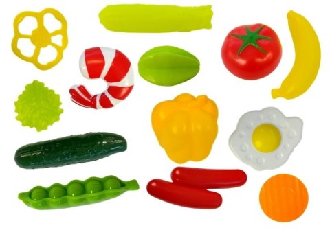 KUCHNIA DZIECIĘCA PARA ŚWIATŁA DŹWIĘKI TALERZE GARNKI AKCESORIA 65 EL.