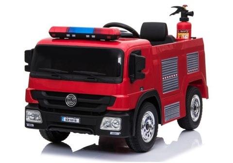 POJAZD NA AKUMULATOR WÓZ STRAŻACKI CZERWONY SX1818