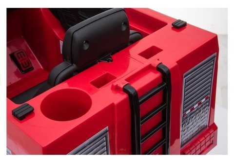 POJAZD NA AKUMULATOR WÓZ STRAŻACKI CZERWONY SX1818