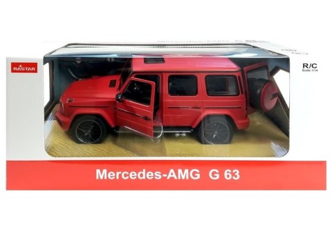 ZDALNIE STEROWANY MERCEDES G63 RASTAR R/C CZERWONY