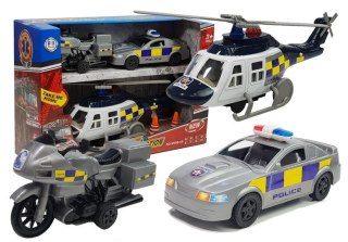 ZESTAW POJAZDÓW POLICJA ŚWIATŁA DŹWIĘKI