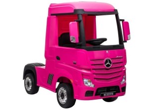 AUTO NA AKUMULATOR MERCEDES ACTROS RÓŻOWY 4X4