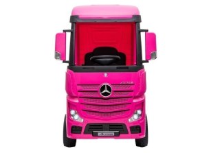AUTO NA AKUMULATOR MERCEDES ACTROS RÓŻOWY 4X4