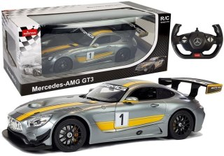 AUTO R/C MERCEDES AMG GT3 RASTAR 1:14 SZARE NA PILOTA