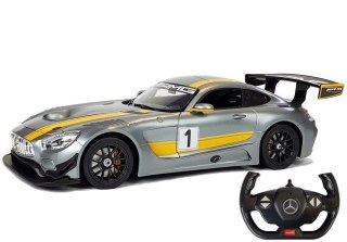 AUTO R/C MERCEDES AMG GT3 RASTAR 1:14 SZARE NA PILOTA