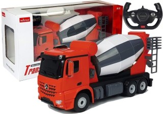 AUTO R/C MERCEDES-BENZ AROCS RASTAR 1:14 CZERWONE NA PILOTA