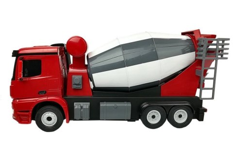 AUTO R/C MERCEDES-BENZ AROCS RASTAR 1:14 CZERWONE NA PILOTA