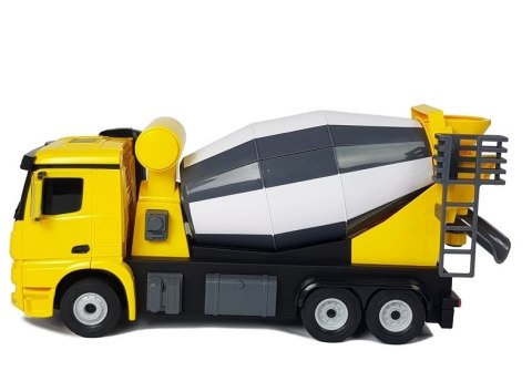 AUTO R/C MERCEDES-BENZ AROCS RASTAR 1:14 ŻÓŁTE NA PILOTA