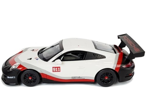 AUTO R/C PORSCHE 911 GT3 CUP RASTAR 1:14 BIAŁE NA PILOTA