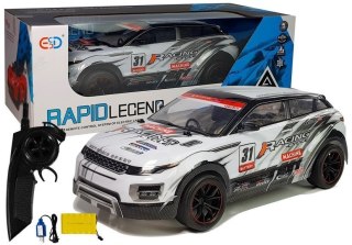 AUTO RAJDOWE ZDALNIE STEROWANE 1:10 BIAŁE R/C