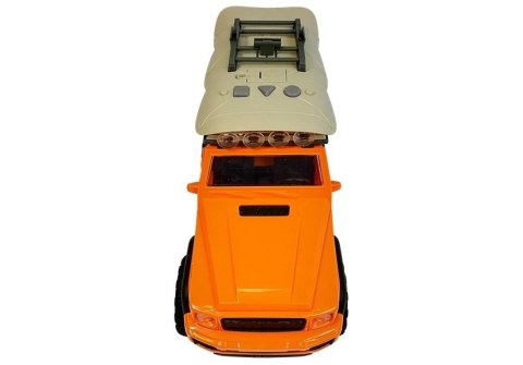 AUTO SAMOCHÓD CAMPINGOWY JEEP DŹWIĘKI I ŚWIATŁA