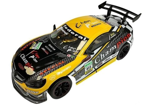 AUTO ZDALNIE STEROWANE SPORTOWE 2.4GHZ ŻÓŁTE