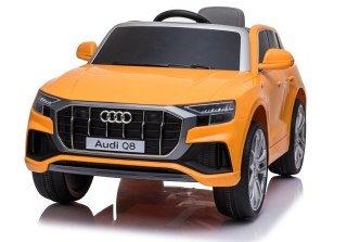 AUTO NA AKUMULATOR AUDI Q8 JJ2066 ŻÓŁTY LAKIEROWANY