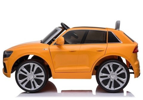 AUTO NA AKUMULATOR AUDI Q8 JJ2066 ŻÓŁTY LAKIEROWANY