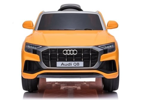 AUTO NA AKUMULATOR AUDI Q8 JJ2066 ŻÓŁTY LAKIEROWANY