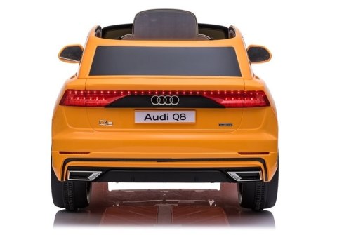 AUTO NA AKUMULATOR AUDI Q8 JJ2066 ŻÓŁTY LAKIEROWANY