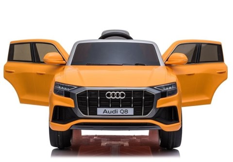 AUTO NA AKUMULATOR AUDI Q8 JJ2066 ŻÓŁTY LAKIEROWANY