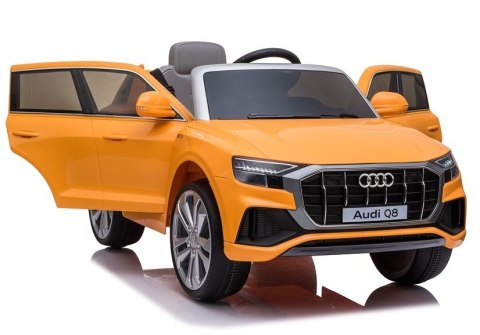 AUTO NA AKUMULATOR AUDI Q8 JJ2066 ŻÓŁTY LAKIEROWANY