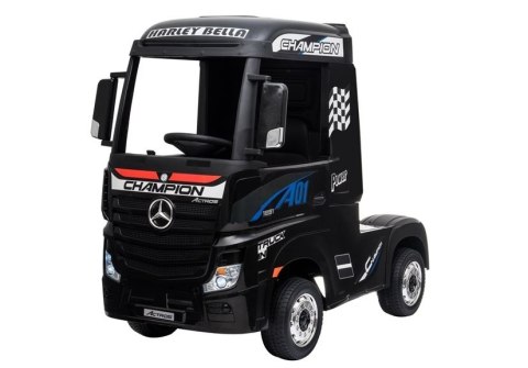 AUTO NA AKUMULATOR MERCEDES ACTROS CZARNY LAKIEROWANY MP4