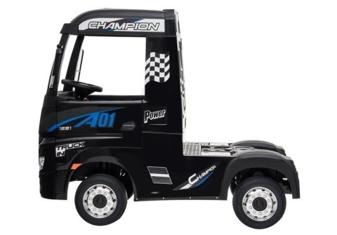 AUTO NA AKUMULATOR MERCEDES ACTROS CZARNY LAKIEROWANY MP4