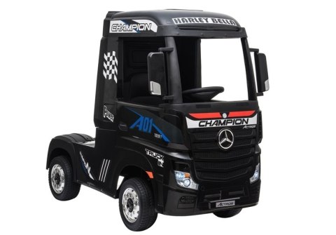 AUTO NA AKUMULATOR MERCEDES ACTROS CZARNY LAKIEROWANY MP4