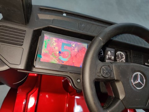 AUTO NA AKUMULATOR MERCEDES ACTROS NIEBIESKI LAKIEROWANY MP4