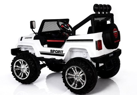 AUTO NA AKUMULATOR S2388 JEEP BIAŁY 4X45W