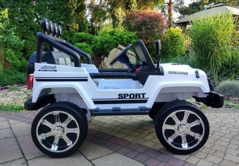 AUTO NA AKUMULATOR S2388 JEEP BIAŁY 4X45W