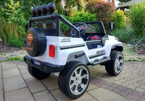 AUTO NA AKUMULATOR S2388 JEEP BIAŁY 4X45W