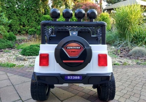 AUTO NA AKUMULATOR S2388 JEEP BIAŁY 4X45W