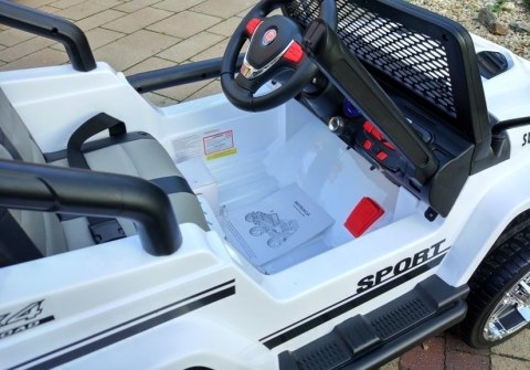 AUTO NA AKUMULATOR S2388 JEEP BIAŁY 4X45W