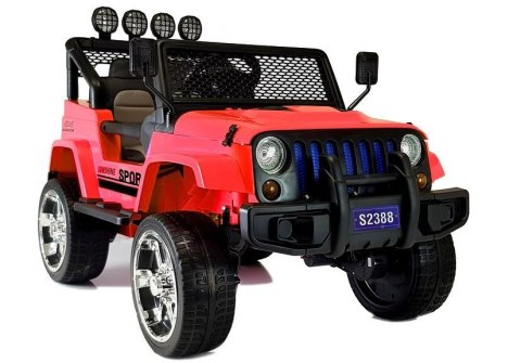 AUTO NA AKUMULATOR S2388 JEEP CZERWONY 4X45W