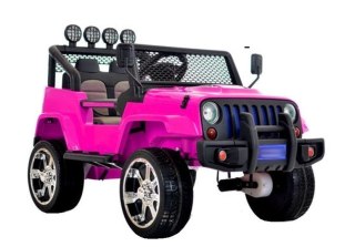 AUTO NA AKUMULATOR S2388 JEEP RÓŻOWY 4X45W