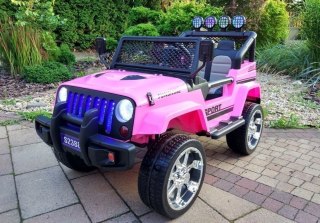 AUTO NA AKUMULATOR S2388 JEEP RÓŻOWY 4X45W