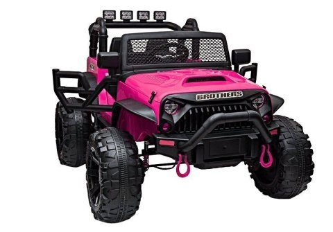 AUTO NA AKUMULATOR JEEP JC666 RÓŻOWY LAKIEROWANY