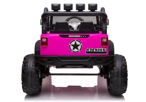 AUTO NA AKUMULATOR JEEP JC666 RÓŻOWY