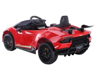 AUTO NA AKUMULATOR LAMBORGHINI HURACAN CZERWONE
