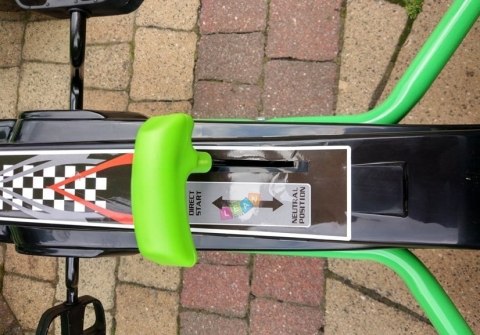 GOKART ZIELONY A-15 POMPOWANE KOŁA