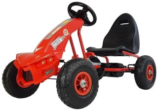 GOKART NA PEDAŁY A-18 CZERWONY