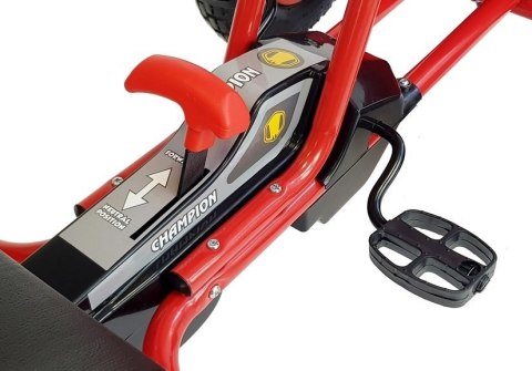 GOKART NA PEDAŁY A-18 CZERWONY