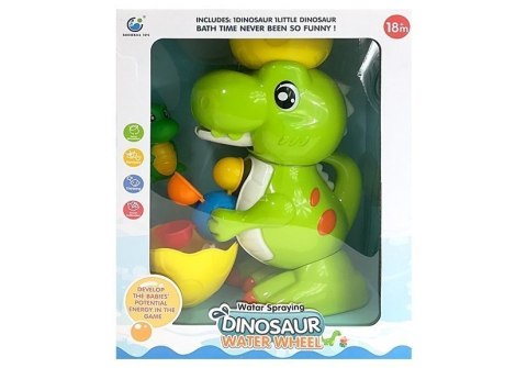 KĄPIELOWY DINOZAUR MŁYNEK TRYSKAJĄCY WODĄ