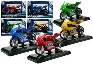 SPORTOWY MOTOCYKL Z DŹWIĘKAMI 1:18 4 KOLORY